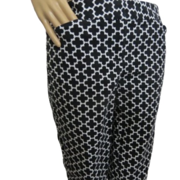 White House Black Market Geometric Design Skinny Pants - Picture 2 of 7